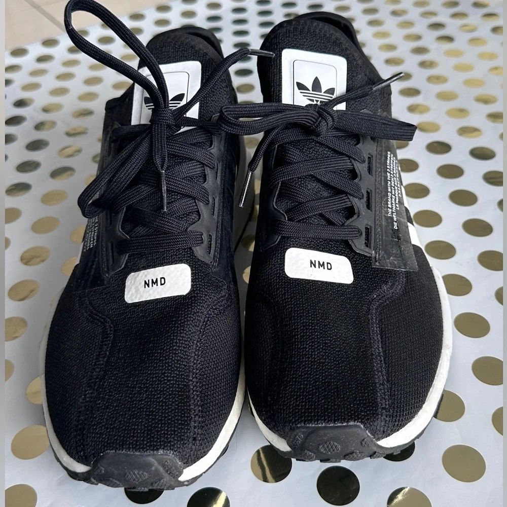 Adidas NMD Men's Black and White Sneakers